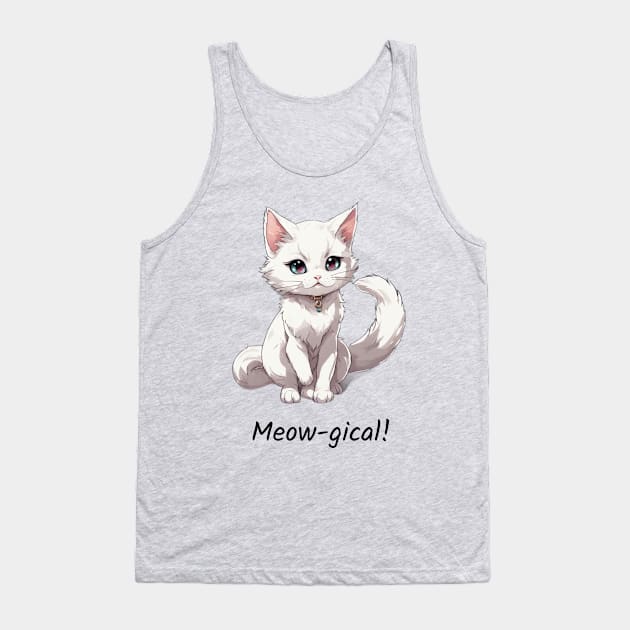 Meow-gical Charm Kitty Trendy Tank Top by Be The Ignite